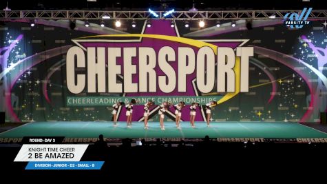 Knight Time Cheer - 2 Be Amazed [2025 L2 Junior - D2 - Small - B Day 3] 2025 CHEERSPORT National All Star Cheerleading Championship