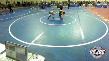 55 lbs Consi Of 16 #2 - Aubree Hedges, Elgin Wrestling vs Brett Brooks, Blanchard Wrestling Club