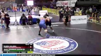 285 lbs Cons. Round 2 - Enzo Henrique Santin Barbosa, California vs Ruben Solorio, Atwater High School Wrestling