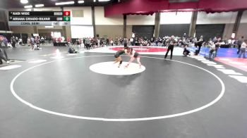 130 lbs Cons. Semi - Kadi Wise, Borger vs Ariana Criado-Silvar, Lubbock