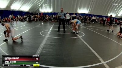 130 lbs Round 4 (8 Team) - Jacob Junkins, OMP vs Cael Short, Noke RTC