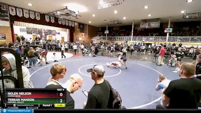 138 lbs Cons. Round 4 - Terran Manson, Central Valley vs Nolen Nelson, Castle Rock