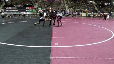 6A 113 lbs Champ. Round 2 - London Ford, Spain Park HS vs Jackson Knapp, Northridge High School