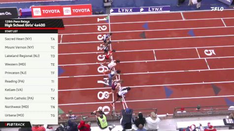 High School Girls' 4x400m Relay, Prelims 20