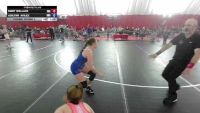 135 lbs Champ. Round 2 - Emry Wallace, Kratos Wrestling Academy vs Adilynn AVILEZ, NWO