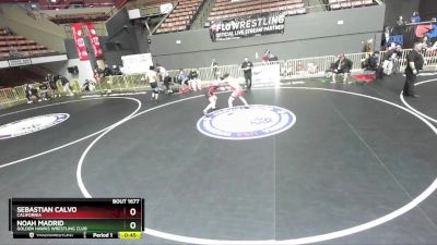 144 lbs Cons. Round 3 - Sebastian Calvo, California vs Noah Madrid, Golden Hawks Wrestling Club