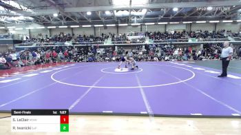 152 lbs Semifinal - Spencer LeClair, Mt. Ararat/Brunswick vs Rawson Iwanicki, Saint John's Prep