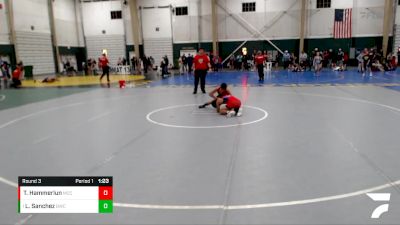 120 lbs Round 3 - Liam Sanchez, Bennett Wrestling Club vs Tyce Hammerlun, Mccook