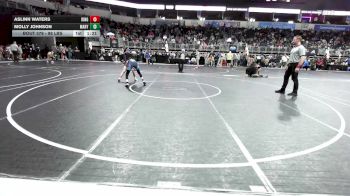 98 lbs Quarterfinal - Aslinn Waters, King Select Wr Ac vs Molly Johnson, Marysville WC