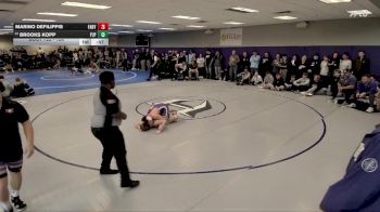 150 lbs Cons. Round 4 - Brooks Kopp, Pope Saint John Paul II vs Marino DeFilippis, Father Ryan