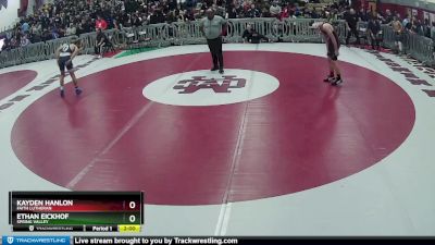 150 lbs Champ. Round 1 - Ethan Eickhof, Spring Valley vs Kayden Hanlon, Faith Lutheran