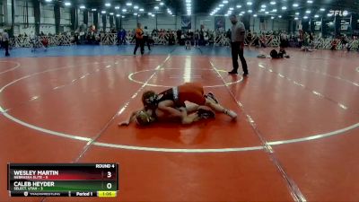 80 lbs Rd# 7- 10:45am Saturday Final Pool - Caleb Heyder, SELECT, Utah vs Wesley Martin, Nebraska Elite