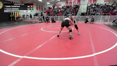 145 lbs Cons. Round 2 - Lailah Herrera, Santiago (Corona) vs Jenna Thompson, Santa Rosa Academy