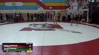 175 lbs Cons. Round 1 - Oscar Gonzalez, Scottsbluff vs Julian Newman, Ogallala