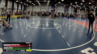 115 lbs Rd# 10- 4:00pm Saturday Final Pool - GrAyson Hostetter, PA Silver vs Brady Full, Gotcha Blue