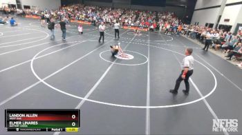 3A 120 lbs Semifinal - Landon Allen, West Oak vs Elmer Linares, Battery Creek