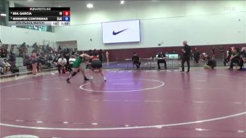 180 lbs 5th Place Match - Mia Garcia, Victor Valley College vs Jennifer Contreras, East Los Angeles College