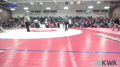 52-55 lbs Rr Rnd 5 - Piper Brackett, R.A.W. vs Evelyn Pierce, Verdigris Youth Wrestling