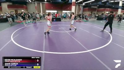 138 lbs Quarterfinal - Kevin McAleavey, Finesse Wrestling Club vs Gavin Garcia, Spartan Mat Club