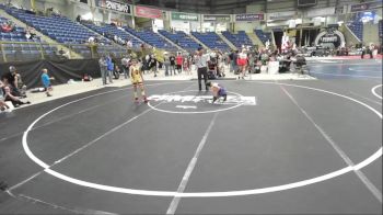 69 lbs Consolation - Jace Lopez, NM Gold vs Elizabeth Crump, LAW Wrestling