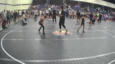 58 lbs 1st Place Match - Myron Hayre, Cane Bay Cobras vs Tanner James, Palmetto State Wrestling Academy