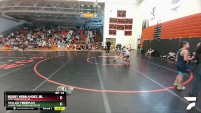 83 lbs Round 2 - Bobby Hernandez Jr., Cody Wrestling Club vs Taylor Freeman, Lander Tiger Tough Wrestling