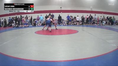 108 lbs Round 1 - Maximus Bruggemann, Legacy Elite Wrestling Club vs Lucas Long, Cobra Wrestling Club