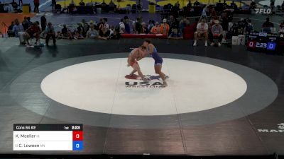 165 lbs Cons 64 #2 - Keaton Moeller, IA vs Colton Loween, MN