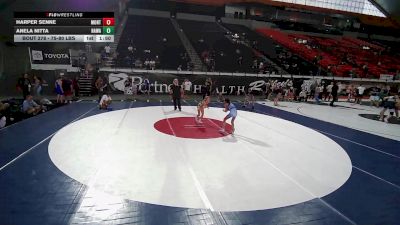 75-80 lbs Champ. Round 3 - Harper Senne, Montana vs Anela Nitta, Hawaii