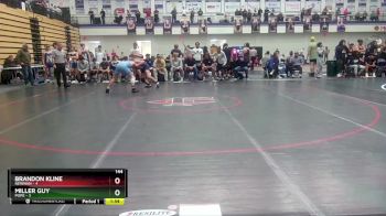 144 lbs Round 1 (16 Team) - Brandon Kline, Newnan vs Miller Guy, Pope