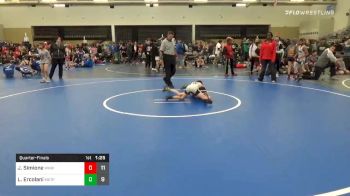 65 lbs Quarterfinal - Jake Simione, Warhawks Inc. ES vs Landon Ercolani, Maine Trappers ES