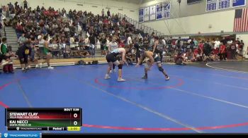 152 lbs Champ. Round 2 - Stewart Clay, Villa Park High School vs Kai Necci, Santa Monica Hs