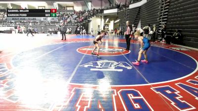 73 lbs Round Of 16 - Gabriel Miller, Morris Fitness Wrestling Club vs Karson Ford, Backyard Bullies Wrestling Club