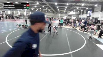 81 lbs Semifinal - Chase Arthur, Mingus Mountain WC vs Luke Andrews, Rby Wc