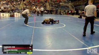 133 lbs Champ. Round 1 - Marques Cine, Davies vs Marquis Richter, Mandan