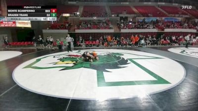 138 lbs Round 2 - Quarters & 1st Wb (16 Team) - Monte Scamperino, Rockwall vs Braden Trang, Southlake Carroll