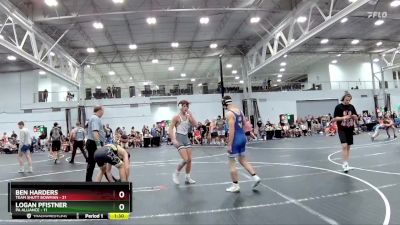 150 lbs Semis (4 Team) - Ben Harders, Team Shutt Bowman vs Logan Pfistner, PA Alliance