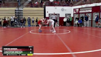 74-81 lbs 3rd Place Match - Porter Warren, Bulldog Premier Wrestling Club vs Christopher Ibbetson, Contenders Wrestling Acadamy