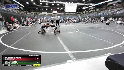 73 lbs Quarterfinal - Owen Spexarth, Brawlers vs Ethan Estes, Greater Heights