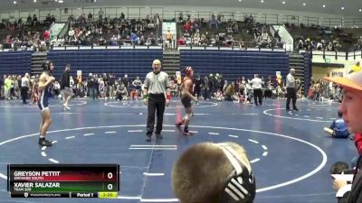 107 lbs Semifinal - Greyson Pettit, Orchard South vs Xavier Salazar, Team 209