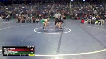 1 lbs Quarterfinal - Jack Mcarthur, Uwharrie Charter vs Grant Reece, Avery County