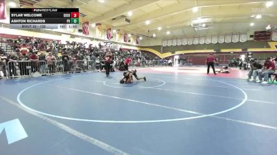 132 lbs Champ. Round 1 - Sylar Welcome, Centennial (Corona) vs Ashton Richards, Paloma Valley
