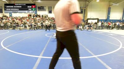 106 lbs Final - Antoine Jackman, Greater Lowell vs John Woodall, Franklin