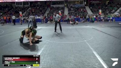 120 lbs Cons. Round 1 - Molly Tra, Carroll vs Lilyana Wickey, Power House