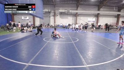 113 lbs Rr Rnd 1 - Santino Edgar, SKWC - HS vs William Cruz, Immortals - HS