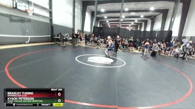 92 lbs Cons. Round 3 - Bradley Tuning, Newberg Mat Club vs Kyson Peterson, CNWC Concede Nothing Wrestling Club