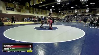 190 lbs Champ. Round 2 - Wyatt Carr, Steele Canyon vs Prince Norris, Adelanto