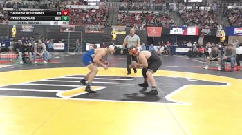 AA - 190 lbs Cons. Round 1 - August Bouchard, Billings Senior High School vs Trey Thomas, Missoula Big Sky / Loyola Sacred Heart