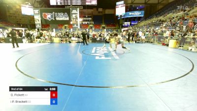 157 lbs Rnd Of 64 - Deacon Pickett, NV vs Patrick Brackett, CO