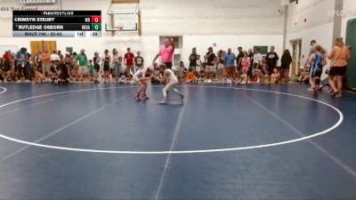55-60 lbs Cons. Semi - Rutledge Osborn, Big Dog Grappling Academy vs Crimsyn Steury, Warrior RTC